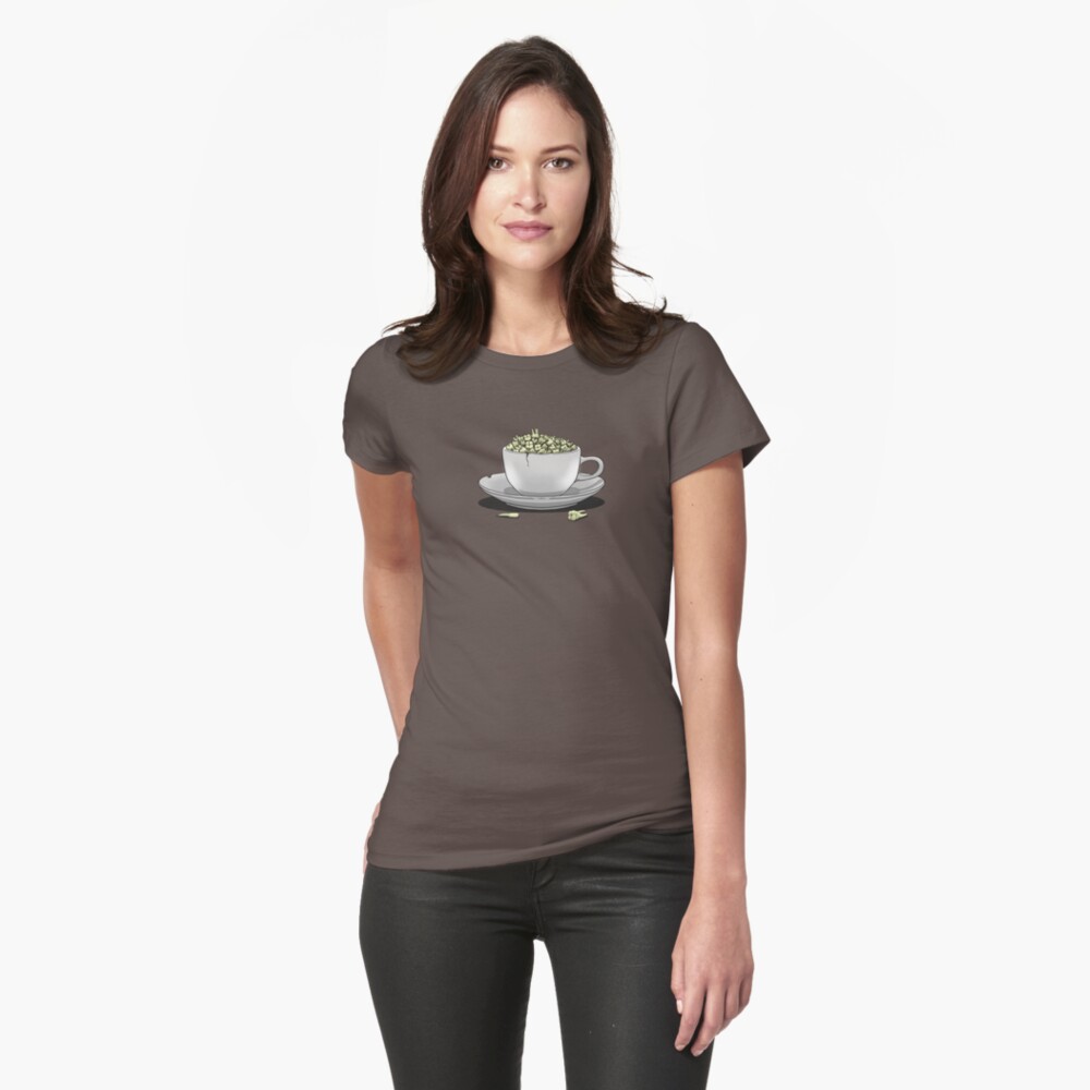 Item preview, Fitted T-Shirt designed and sold by riotpixel.
