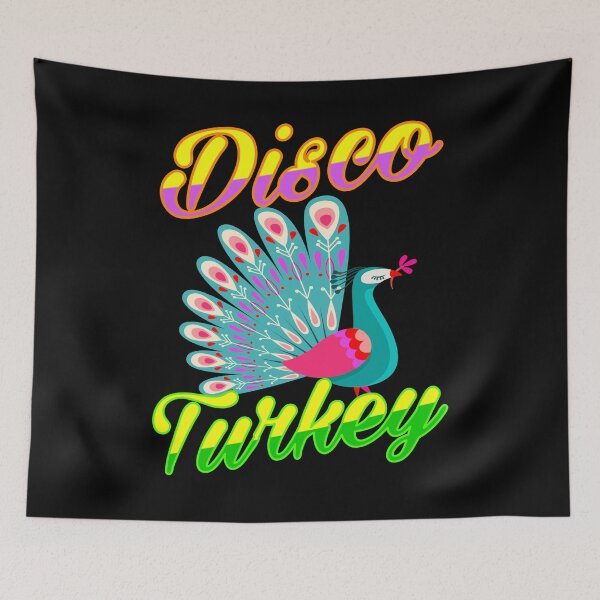 Item preview, Funny Thanksgiving  Animal Peacock Disco Turkey designed and sold by aronia.