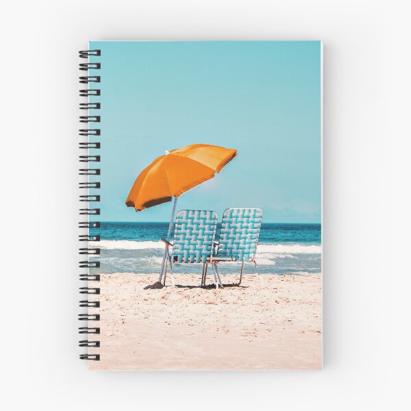 Item preview, Playa Hamaca Naranja Paraguas Fotografía De Paisaje designed and sold by mikels.