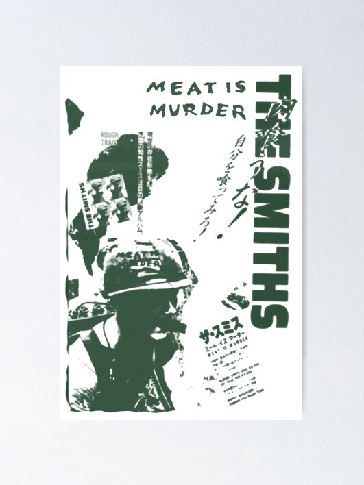THE SMITHS MEAT IS MURDER 特大 A1 ポスター 高感度ショップで2023年売れたブランド MEAT SMITHS THE IS