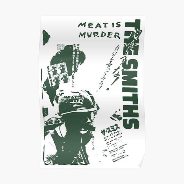 The Smiths - Meat is Murder (Japanese) (green variant) Poster