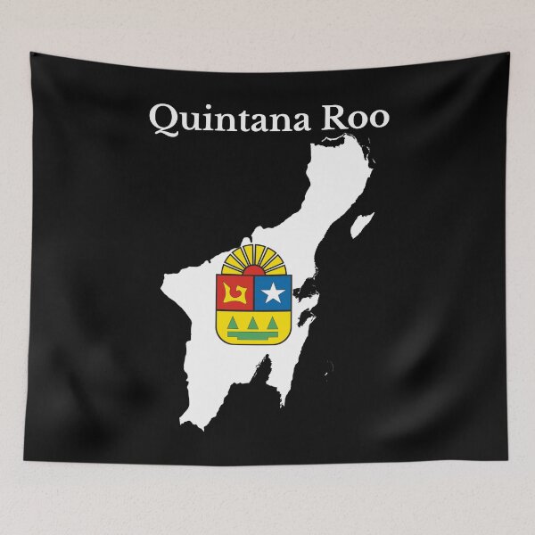 Item preview, Quintana Roo State Map Flag, Mexico designed and sold by marosharaf.