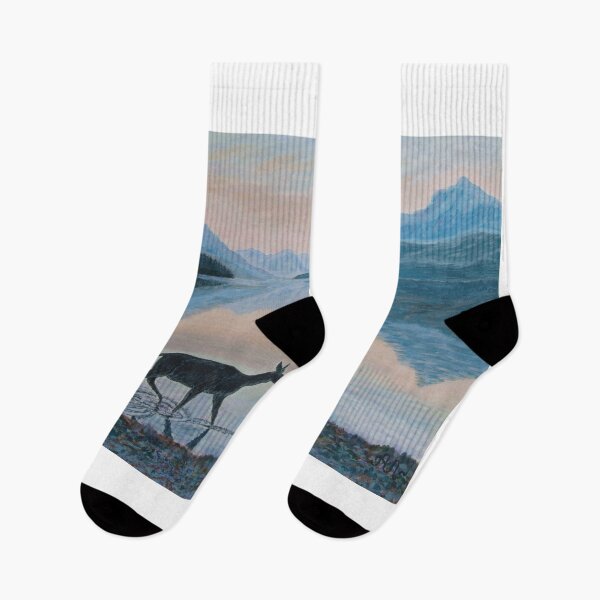 Item preview, A deer walking in Montana Glacier Park, USA designed and sold by AntonL18.