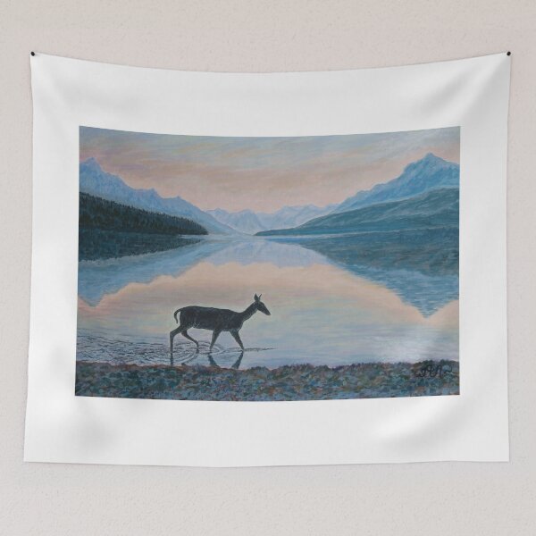 Item preview, A deer walking in Montana Glacier Park, USA designed and sold by AntonL18.