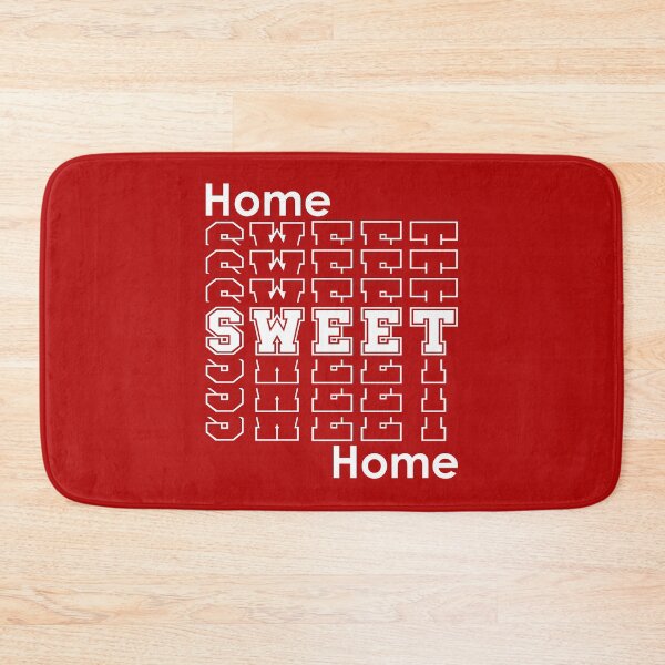 Item preview, Home Sweet Home | Retro Homebody Home Decor - Cranberry designed and sold by 4wordsmovement.