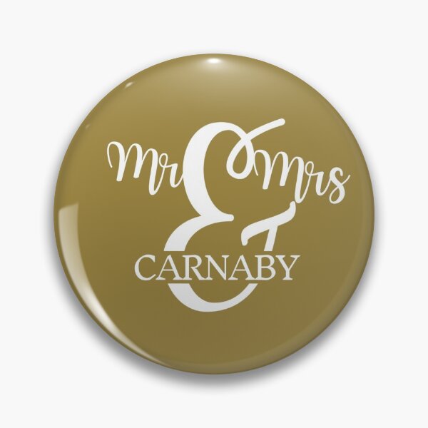 Item preview, Mr & Mrs CARNABY | GOLD designed and sold by yourscotborders.
