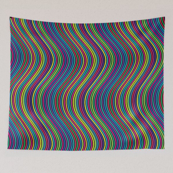 Item preview, WavyCrazy Stripes designed and sold by norah1579.