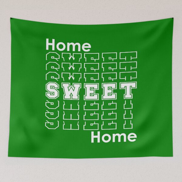 Item preview, Home Sweet Home | Retro Homebody Home Decor - Green designed and sold by 4wordsmovement.