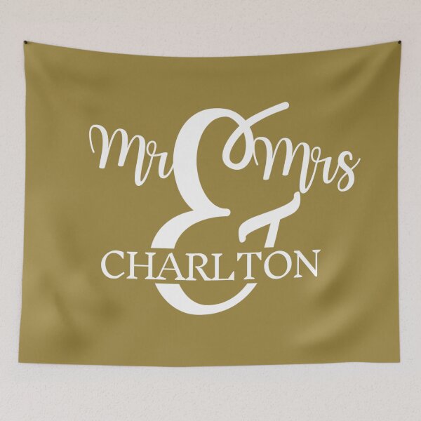 Item preview, Mr & Mrs CHARLTON | GOLD designed and sold by yourscotborders.