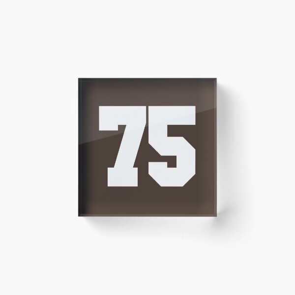 Item preview, 75 Number Cleveland Sports Seventy-Five Brown Jersey designed and sold by HelloFromAja.