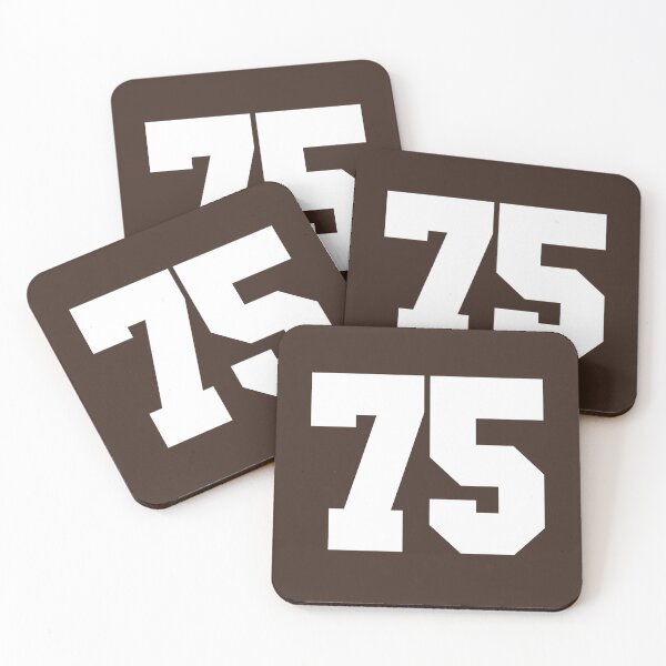 Item preview, 75 Number Cleveland Sports Seventy-Five Brown Jersey designed and sold by HelloFromAja.