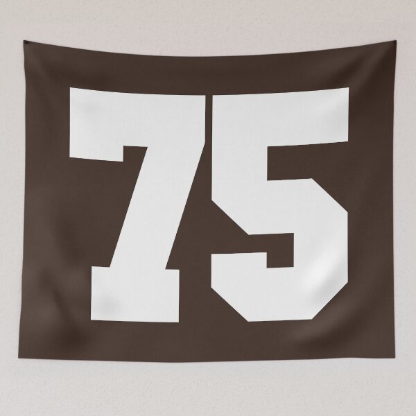 Item preview, 75 Number Cleveland Sports Seventy-Five Brown Jersey designed and sold by HelloFromAja.