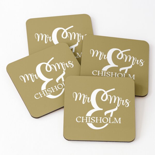 Item preview, Mr & Mrs CHISHOLM | GOLD designed and sold by yourscotborders.