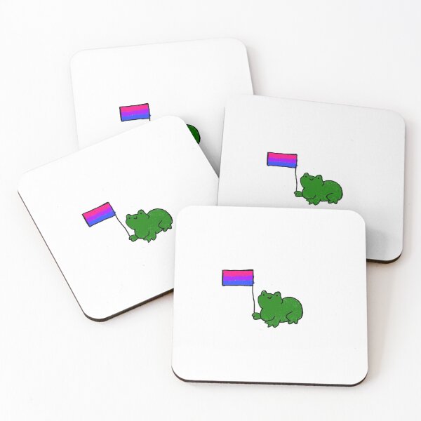 Item preview, Bi Pride Frog designed and sold by Bloom and Blush Canvas.
