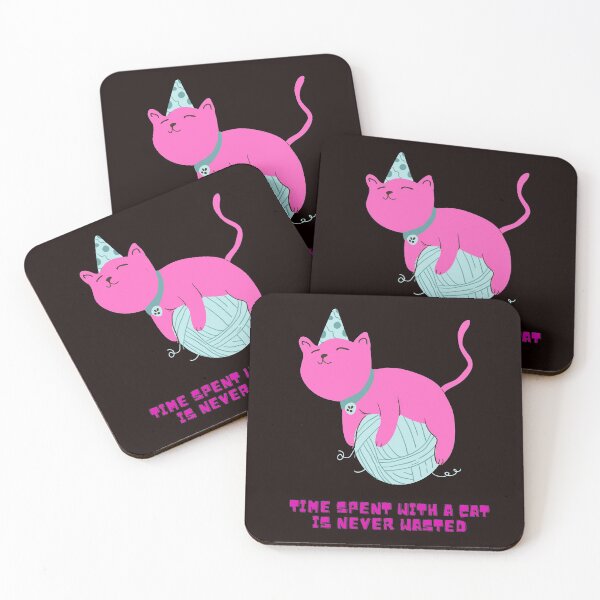 Item preview, Time Spent With A Cat Is Never Wasted designed and sold by Mamibo.