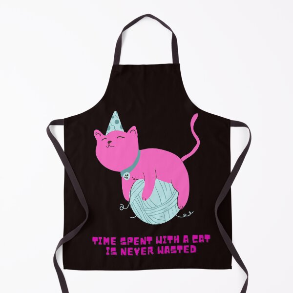Item preview, Time Spent With A Cat Is Never Wasted designed and sold by Mamibo.