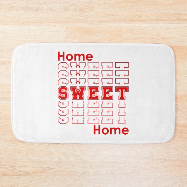 Item preview, Home Sweet Home | Retro Homebody Home Decor - Red & White designed and sold by 4wordsmovement.