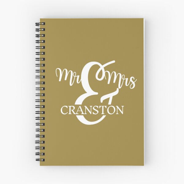 Item preview, Mr & Mrs CRANSTON | GOLD designed and sold by yourscotborders.