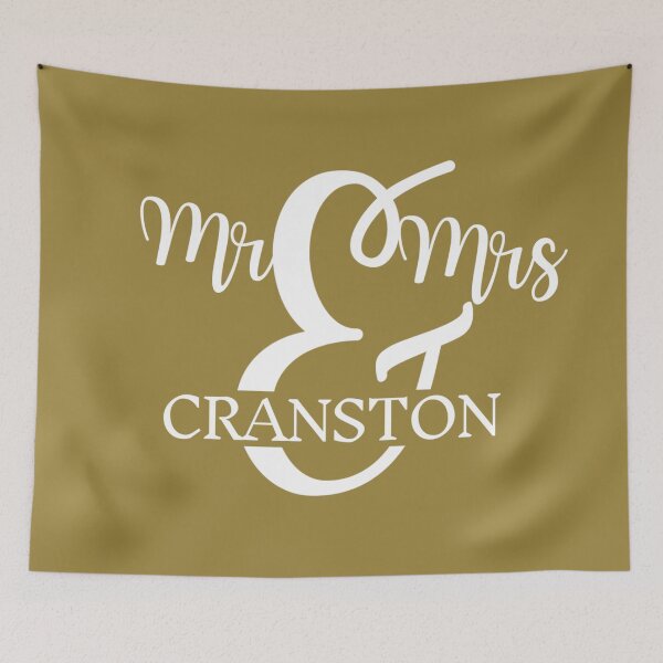 Item preview, Mr & Mrs CRANSTON | GOLD designed and sold by yourscotborders.