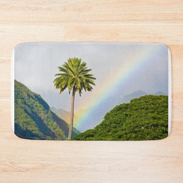 Item preview, Rainbow Hawaii Palm Trees designed and sold by newburyboutique.