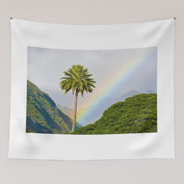 Item preview, Rainbow Hawaii Palm Trees designed and sold by newburyboutique.