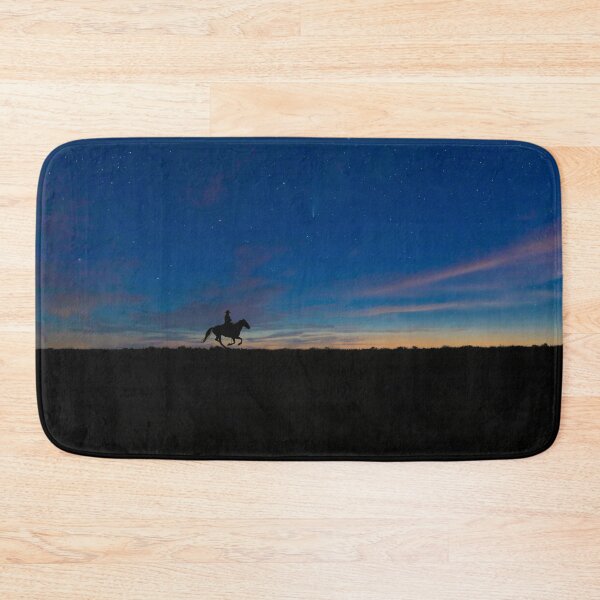 Item preview,  Roping Cowboy Western night sky Neowise comet designed and sold by BerryvineImage.