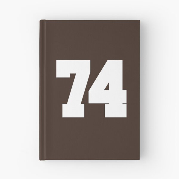Item preview, 74 Number Cleveland Sports Seventy-Four Brown Jersey designed and sold by HelloFromAja.