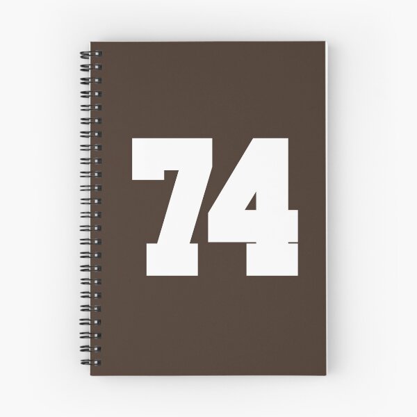 Item preview, 74 Number Cleveland Sports Seventy-Four Brown Jersey designed and sold by HelloFromAja.