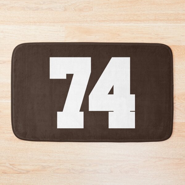 Item preview, 74 Number Cleveland Sports Seventy-Four Brown Jersey designed and sold by HelloFromAja.