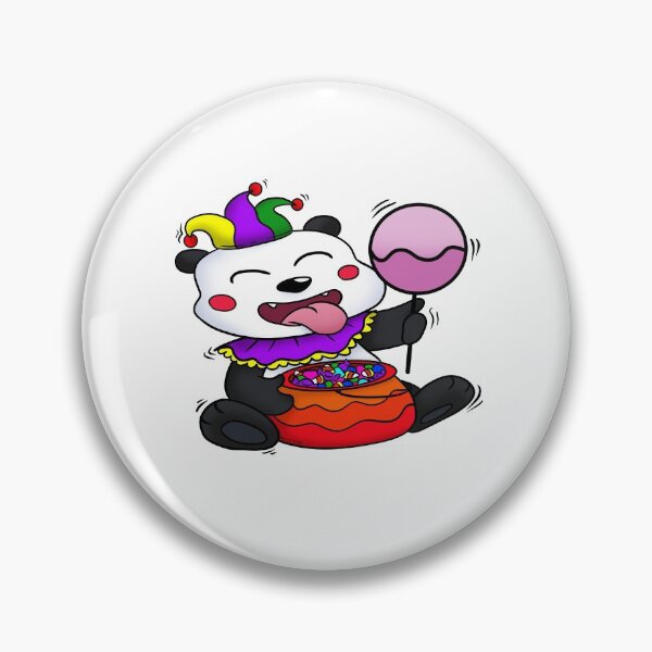Artikelvorschau, Halloween ClownPanda mit Süßigkeiten Kostüm entworfen und verkauft von BandOfThePand.