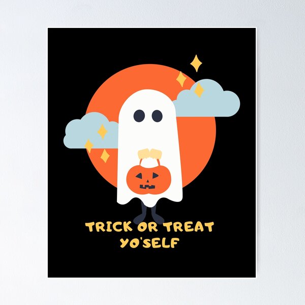 Item preview, Trick or treat yo'self halloween humor  designed and sold by Michael Schmidt.