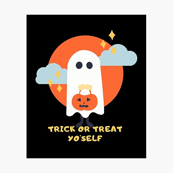 Item preview, Trick or treat yo'self halloween humor  designed and sold by Michael Schmidt.