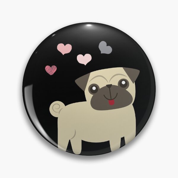 Artikelvorschau, Welpenmops, Geschenk für Mops, Buldogliebhaber entworfen und verkauft von RoManSmArt.