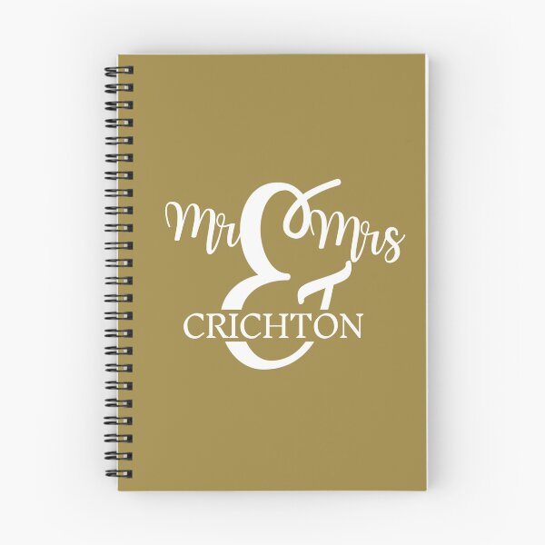 Item preview, Mr & Mrs CRICHTON | GOLD designed and sold by yourscotborders.