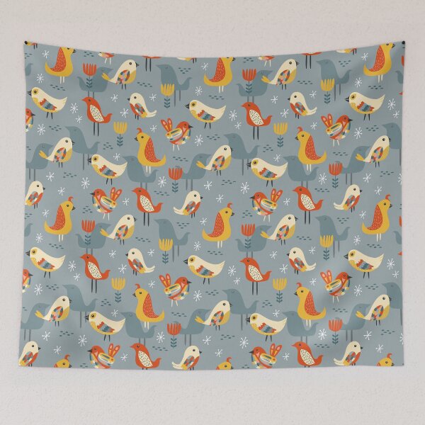 Item preview, Winter Birds designed and sold by latheandquill.