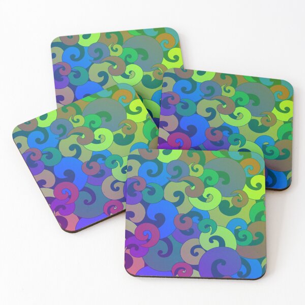 Item preview, Curly rainbow waives designed and sold by Delicarte.
