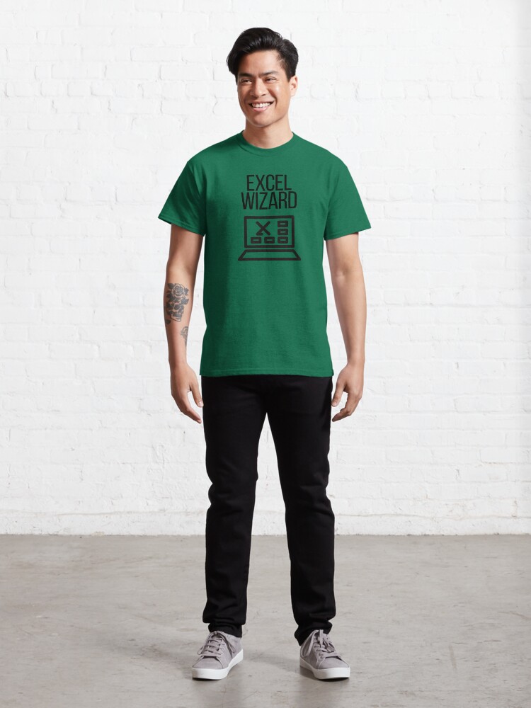 Alternate view of Excel Wizard Classic T-Shirt