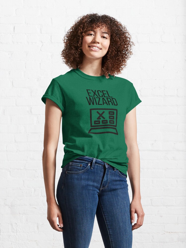 Alternate view of Excel Wizard Classic T-Shirt