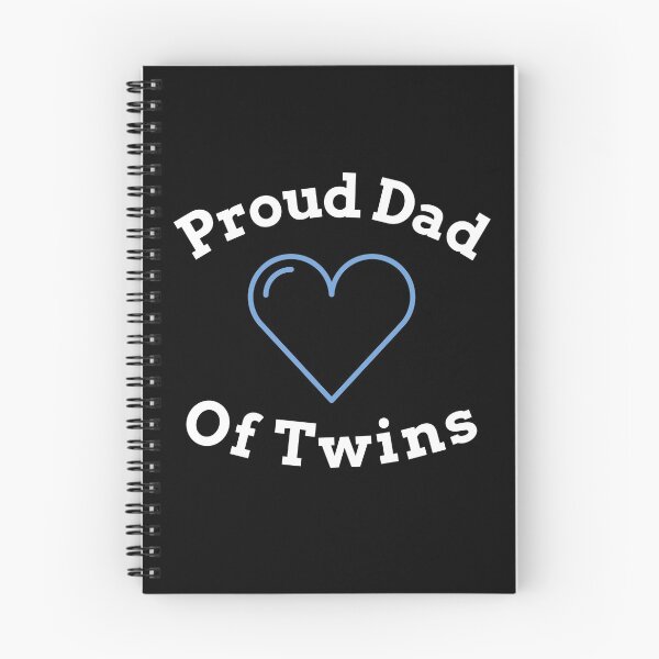 Item preview, Proud Dad Of Twins - Baby Blue Heart designed and sold by DiceNLDesigns.