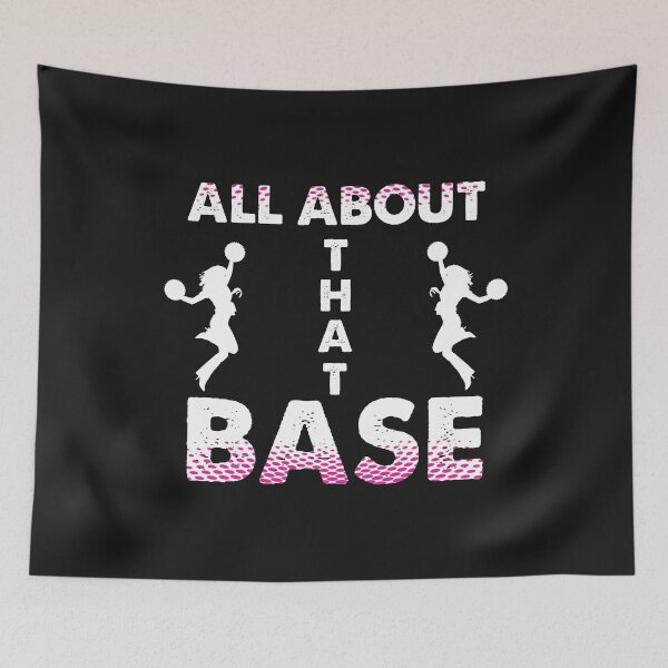 Item preview, All About That Base - Funny Cheerleading Cheer designed and sold by ShirtStar0815.