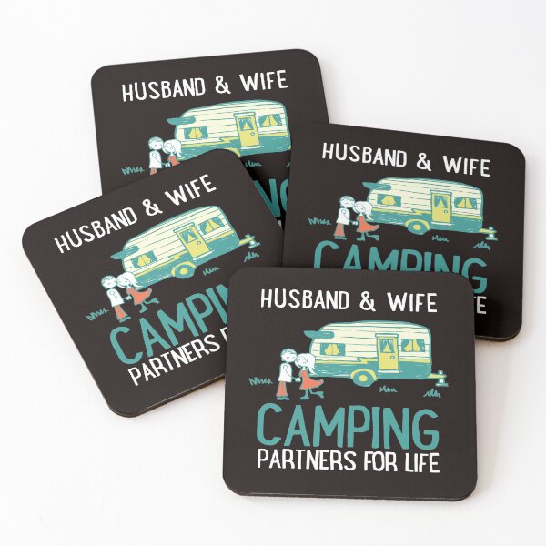 Item preview, Husband and Wife Camping Partners designed and sold by julset.