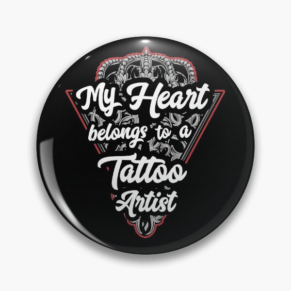 Item preview, My Heart Belongs To A Tattoo Artist designed and sold by zanytee.