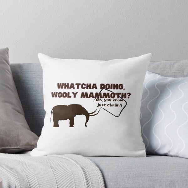 Item preview, Whatcha Doing, Wooly Mammoth?,Cute Elephant designed and sold by Oussluka.