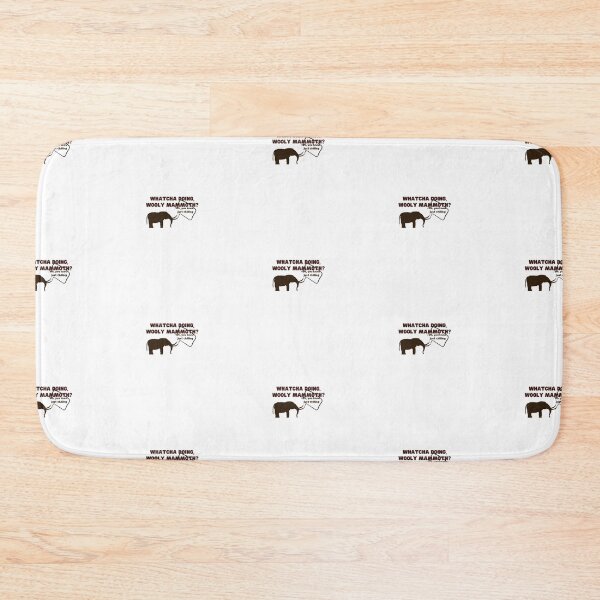 Item preview, Whatcha Doing, Wooly Mammoth?,Cute Elephant designed and sold by Oussluka.