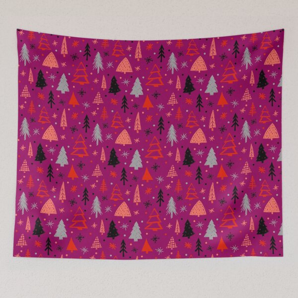 Item preview, Scribbly Christmas Trees designed and sold by AllyArtDesigns.