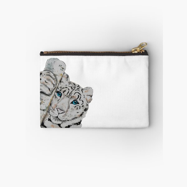 Item preview, Cute snow leopard with blue eyes designed and sold by MimiAnyArt.
