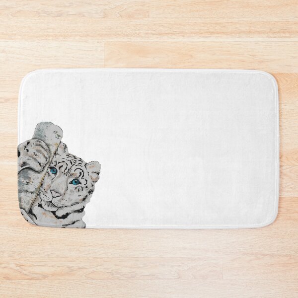 Item preview, Cute snow leopard with blue eyes designed and sold by MimiAnyArt.
