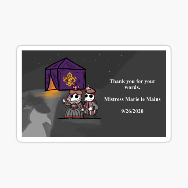 Elevation of Marie Sticker