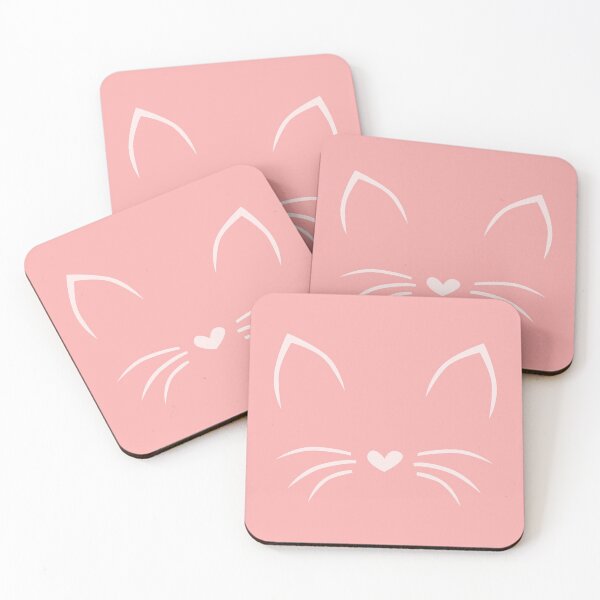 Item preview, Cute Kitten Cat Face Illustration designed and sold by LouiseFranksArt.