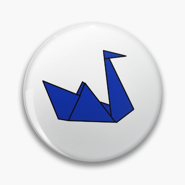 Item preview, origami swan blue  designed and sold by dominiccivilart.